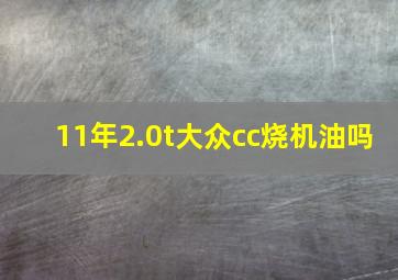 11年2.0t大众cc烧机油吗