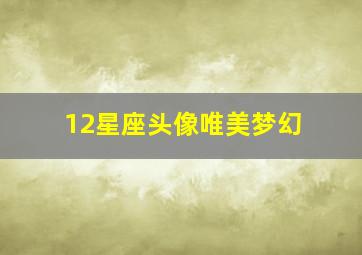 12星座头像唯美梦幻