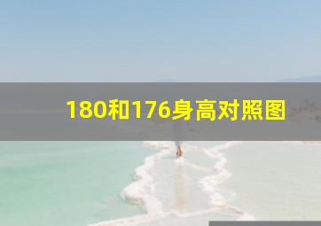 180和176身高对照图