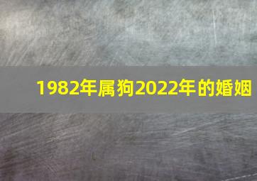 1982年属狗2022年的婚姻