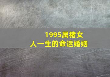 1995属猪女人一生的命运婚姻