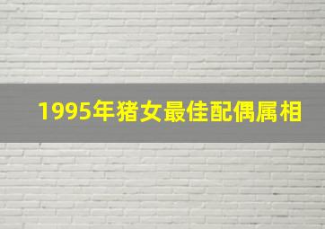 1995年猪女最佳配偶属相