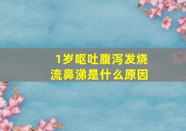 1岁呕吐腹泻发烧流鼻涕是什么原因