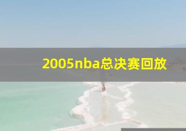 2005nba总决赛回放