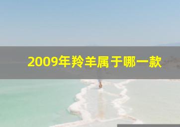 2009年羚羊属于哪一款