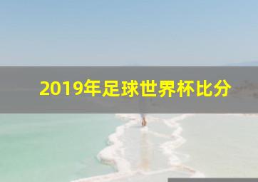 2019年足球世界杯比分