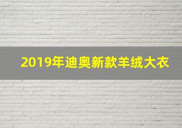 2019年迪奥新款羊绒大衣