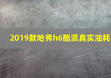 2019款哈弗h6酷派真实油耗