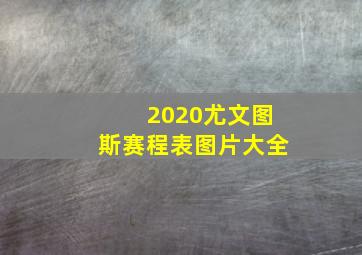 2020尤文图斯赛程表图片大全