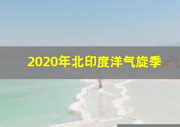 2020年北印度洋气旋季