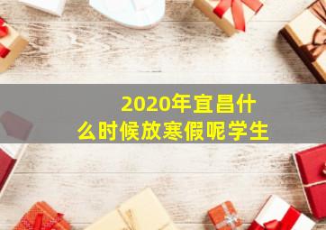 2020年宜昌什么时候放寒假呢学生