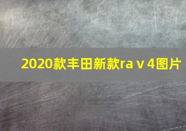 2020款丰田新款raⅴ4图片