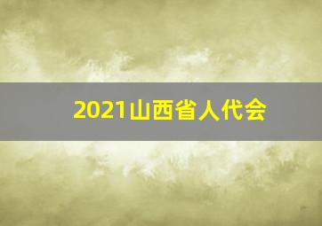 2021山西省人代会