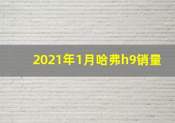 2021年1月哈弗h9销量