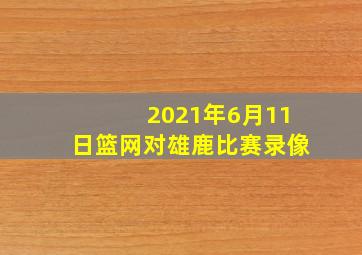 2021年6月11日篮网对雄鹿比赛录像