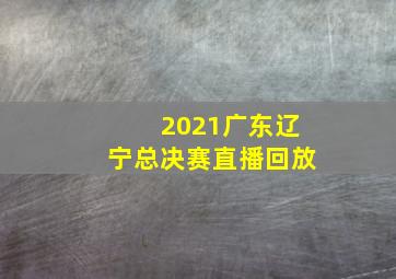 2021广东辽宁总决赛直播回放