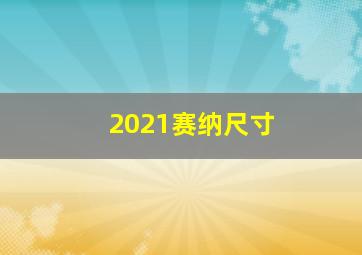 2021赛纳尺寸