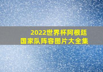 2022世界杯阿根廷国家队阵容图片大全集