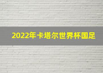 2022年卡塔尔世界杯国足