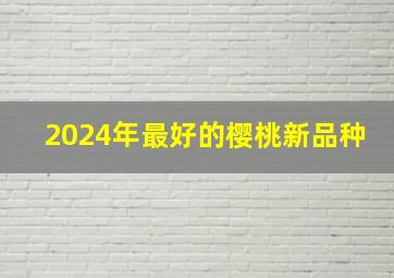 2024年最好的樱桃新品种