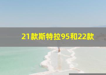 21款斯特拉95和22款