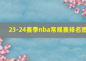 23-24赛季nba常规赛排名图