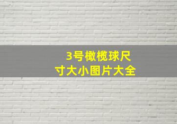 3号橄榄球尺寸大小图片大全