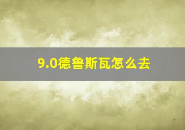 9.0德鲁斯瓦怎么去