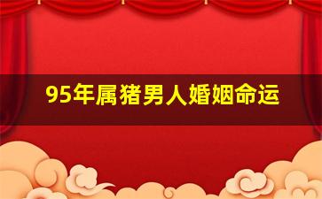 95年属猪男人婚姻命运