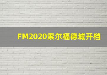 FM2020索尔福德城开档