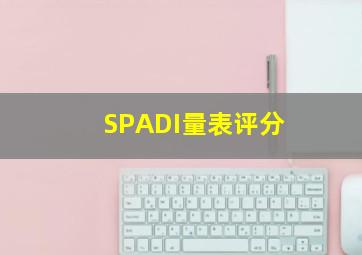 SPADI量表评分