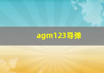 agm123导弹