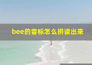 bee的音标怎么拼读出来