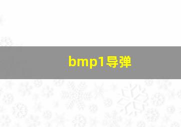 bmp1导弹