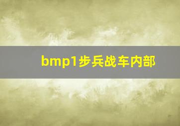 bmp1步兵战车内部