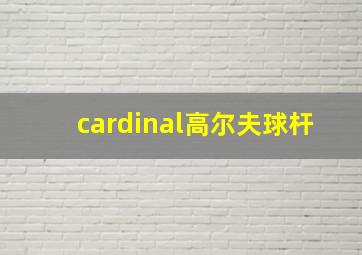 cardinal高尔夫球杆