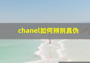 chanel如何辨别真伪