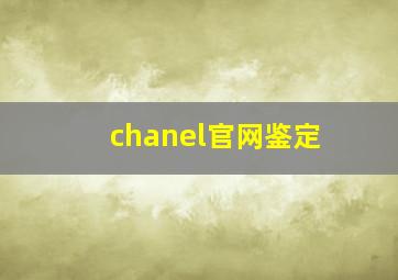 chanel官网鉴定