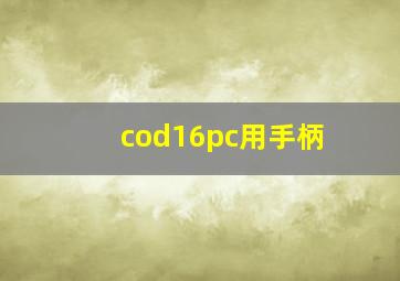 cod16pc用手柄