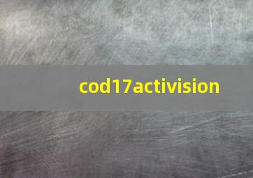 cod17activision