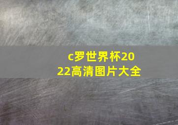 c罗世界杯2022高清图片大全