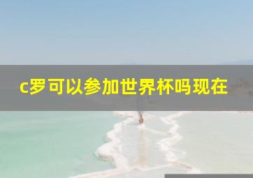 c罗可以参加世界杯吗现在