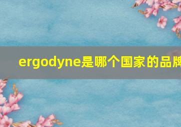 ergodyne是哪个国家的品牌