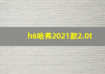 h6哈弗2021款2.0t