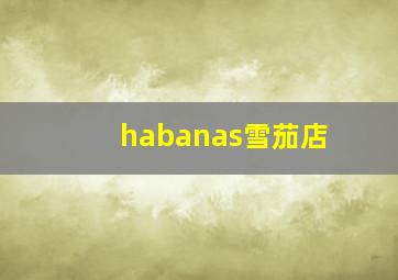 habanas雪茄店