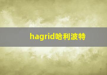 hagrid哈利波特