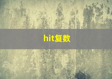 hit复数