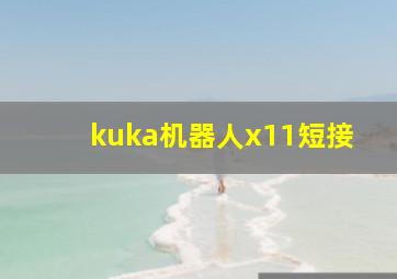 kuka机器人x11短接