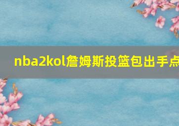 nba2kol詹姆斯投篮包出手点