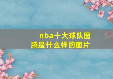 nba十大球队图腾是什么样的图片